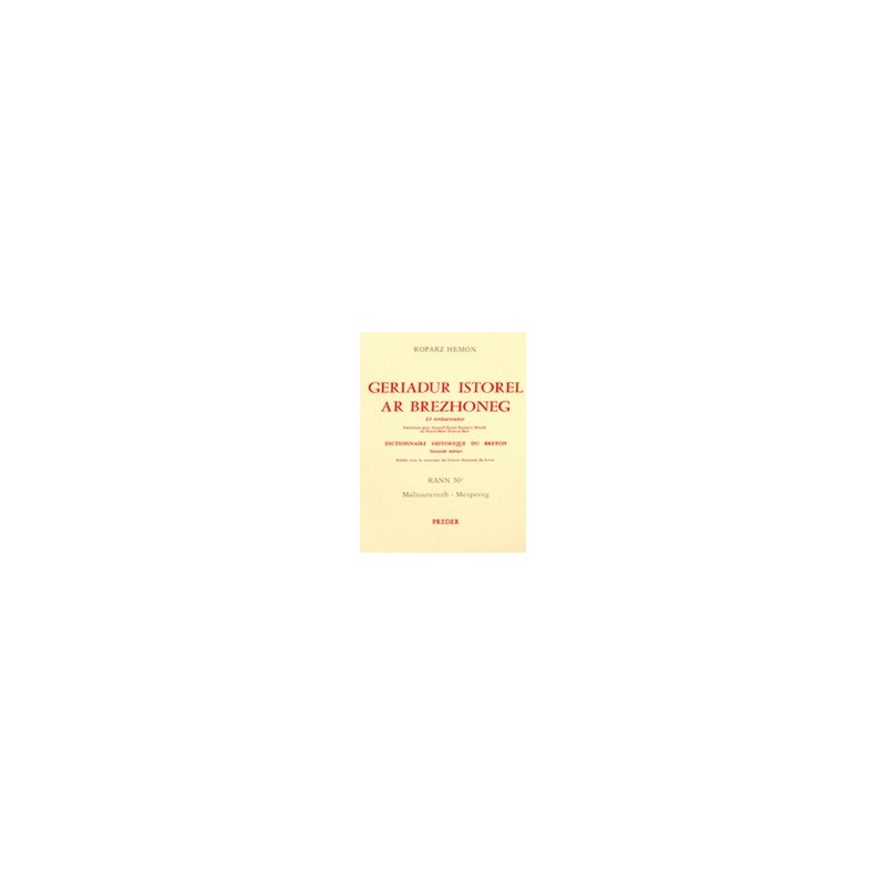 Dictionnaire historique du breton - Volume 3